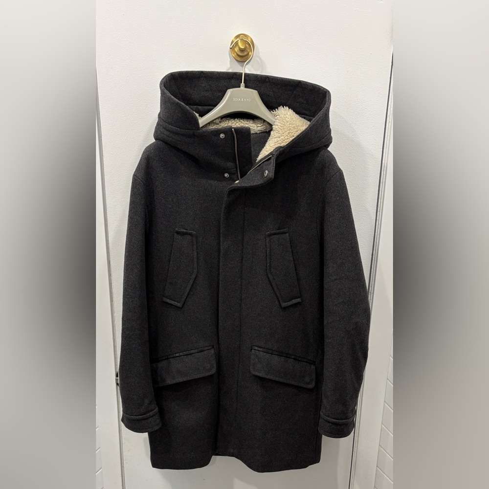 Vintage Soia & Kyo Charcoal Wool Jacket size medium